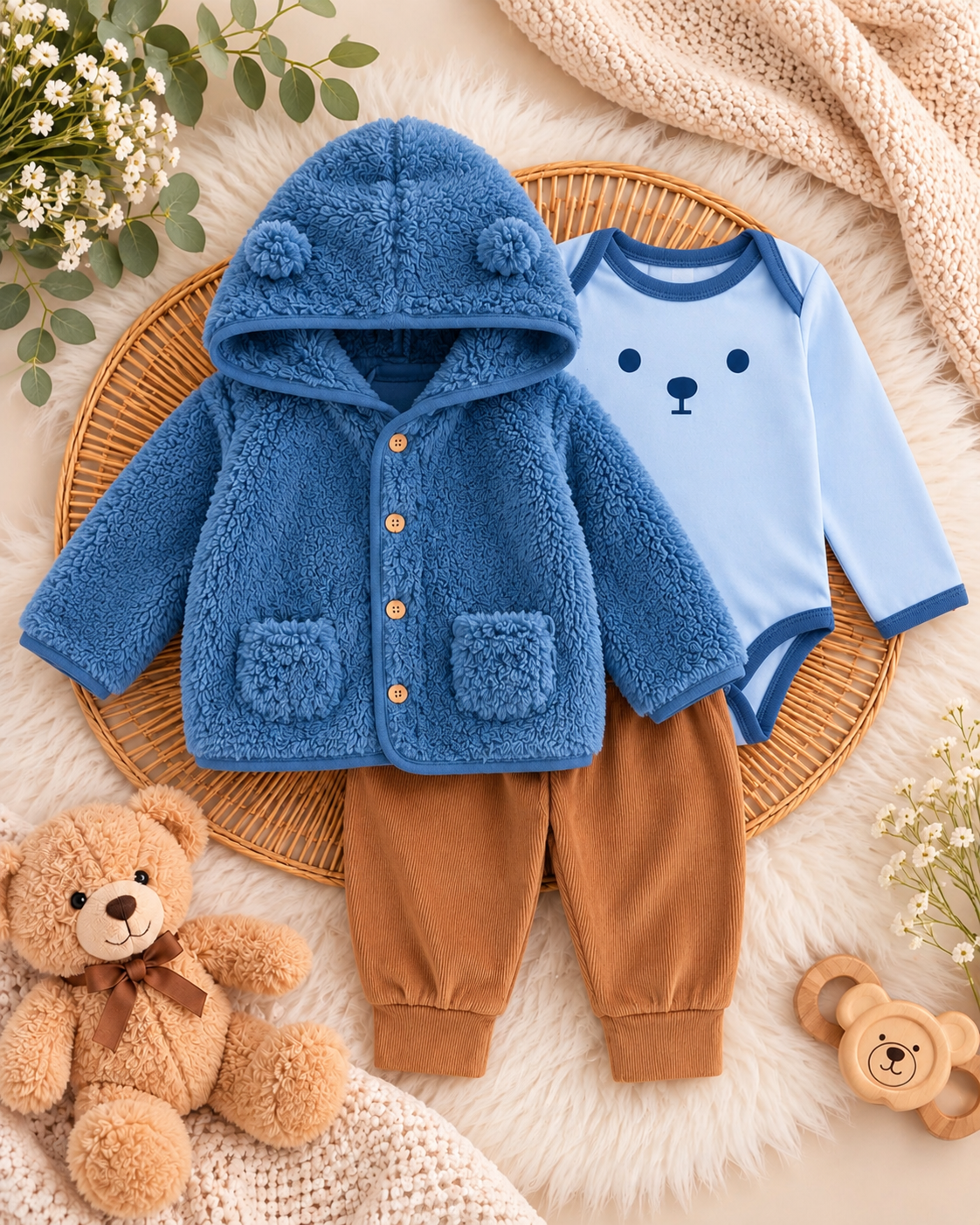 Ensemble dabdoub 🧸 3 pièces