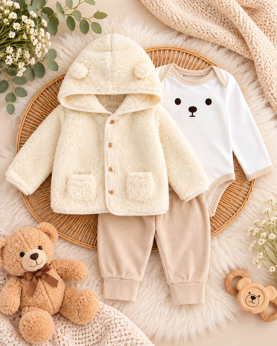 Ensemble dabdoub 🧸 3 pièces