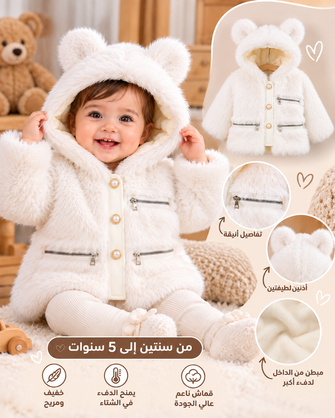 المعطف الشتوي الجديد 🧸
